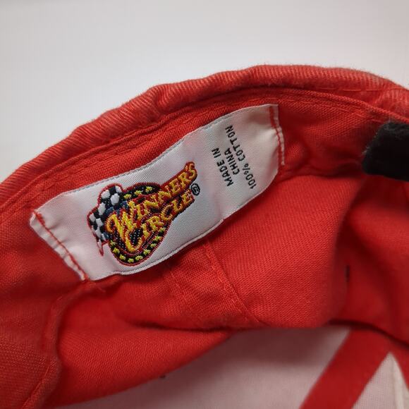 Dale Earnhardt Jr. #8 Strapback Hat Red One Size NASCAR Winner's Circle - Picture 9 of 9